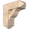 Ekena Millwork Funston Arts and Crafts Smooth Bracket w/ Offset Brace, Douglas Fir, 7 1/2"W x 20"D x 20"H BKT0806X20X20FST03SDF - alternate 1